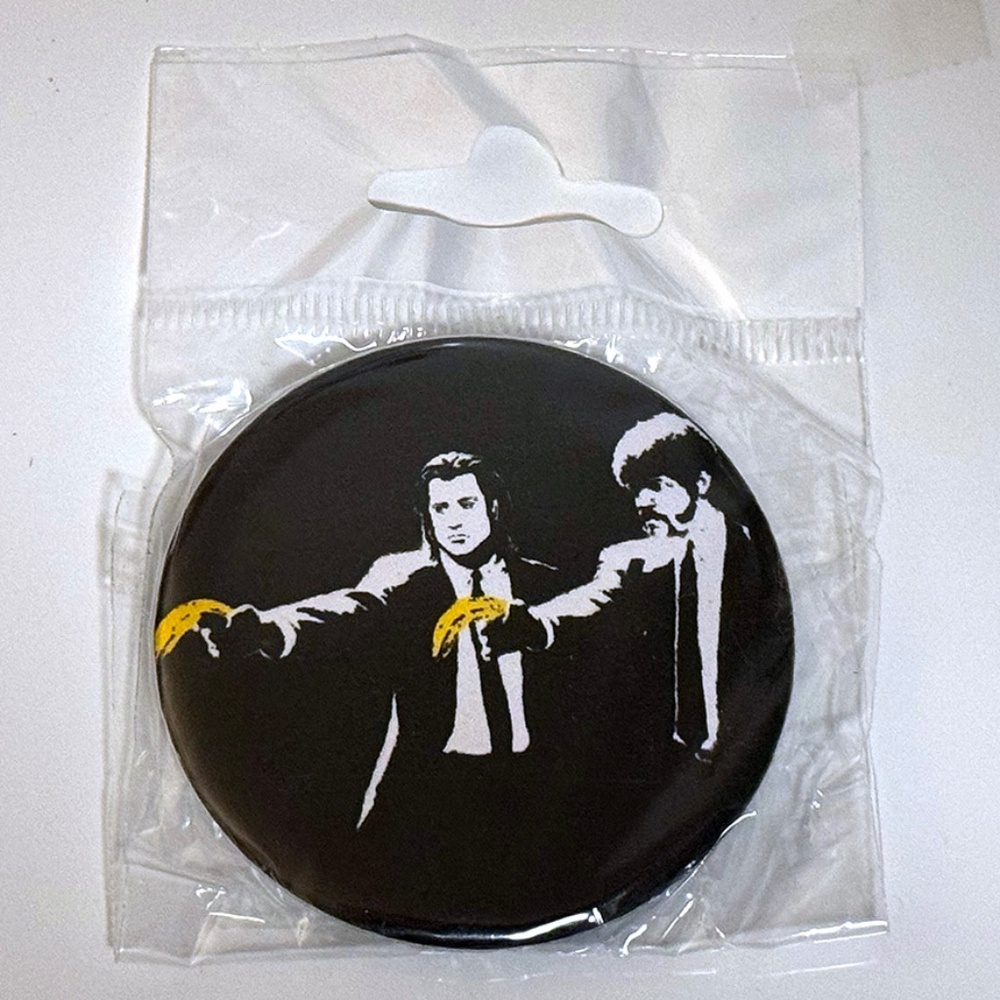Banksy Pulp Fiction Refrigerator Fridge Magnet – Rare Banana Art
